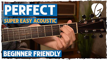 "Perfect" SUPER EASY Acoustic Guitar Lesson + Tutorial | Chords & Strumming w/ Visuals