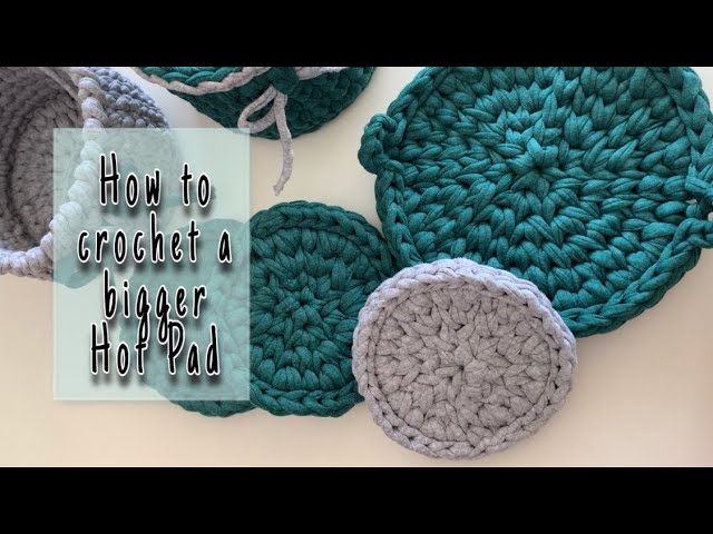 Thick T-shirt Yarn: Photo Tutorial and Video Tutorial - Winding Road Crochet