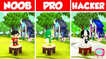 NOOB vs PRO vs HACKER in Tag with Ryan run game | android ios gameplay 1080p 60fps landscape