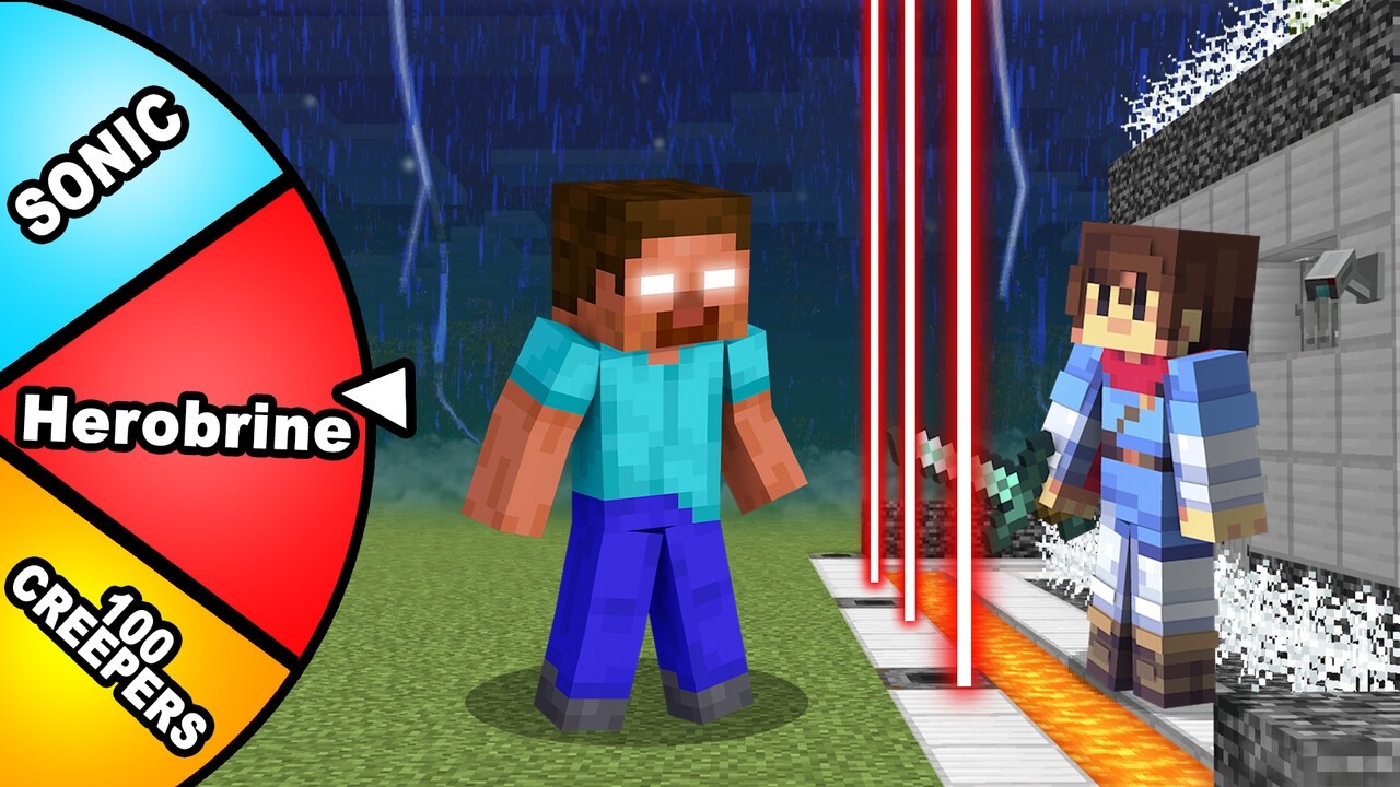 RANDOM Mobs vs Security House in Minecraft