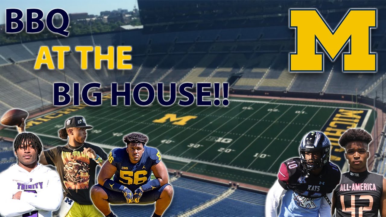 HUGE recruiting weekend coming up for Michigan football!! BBQ at the