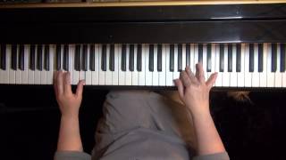 Video thumbnail of "Rockin' Robin - fast and slow piano tutorial. Alfred's Basic Piano Library. Solo book, Level 3."