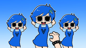 Zero Two Dodging Meme | Alphabet Lore Humanized (V with F) | Forget Meme | Alphabet Lore Animation