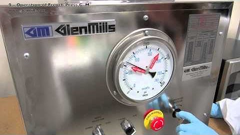 French Press G M Operating Instructions Part 09 Operating  Loading by Aspiration 0613   Copy