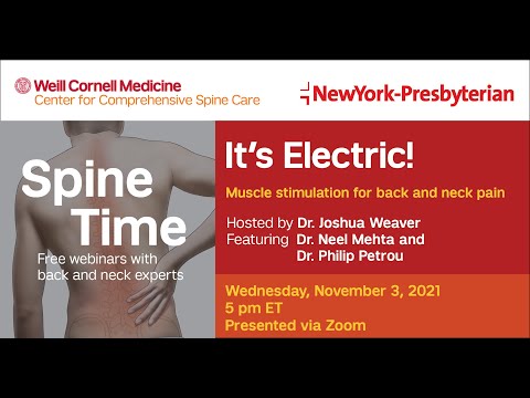 Spine Time: It&rsquo;s Electric! Muscle stimulation for back and neck pain