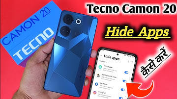 How to hide apps in Tecno camon 20 /Tecno camon 20 app hide/app hide setting