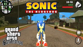 Sonic con Superpoderes para GTA San Andreas Android 2021 screenshot 4