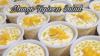 MANGO🥭 TAPIOCA DESSERT|EASY AND CREAMY FILIPINO SUMMER TREAT| MANGO SAGO DESSERT|