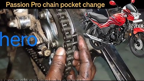 passion pro chain sprocket change|chain kit change/hero passion pro chain sprocket change
