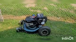 Rc Lawn mower  test drive