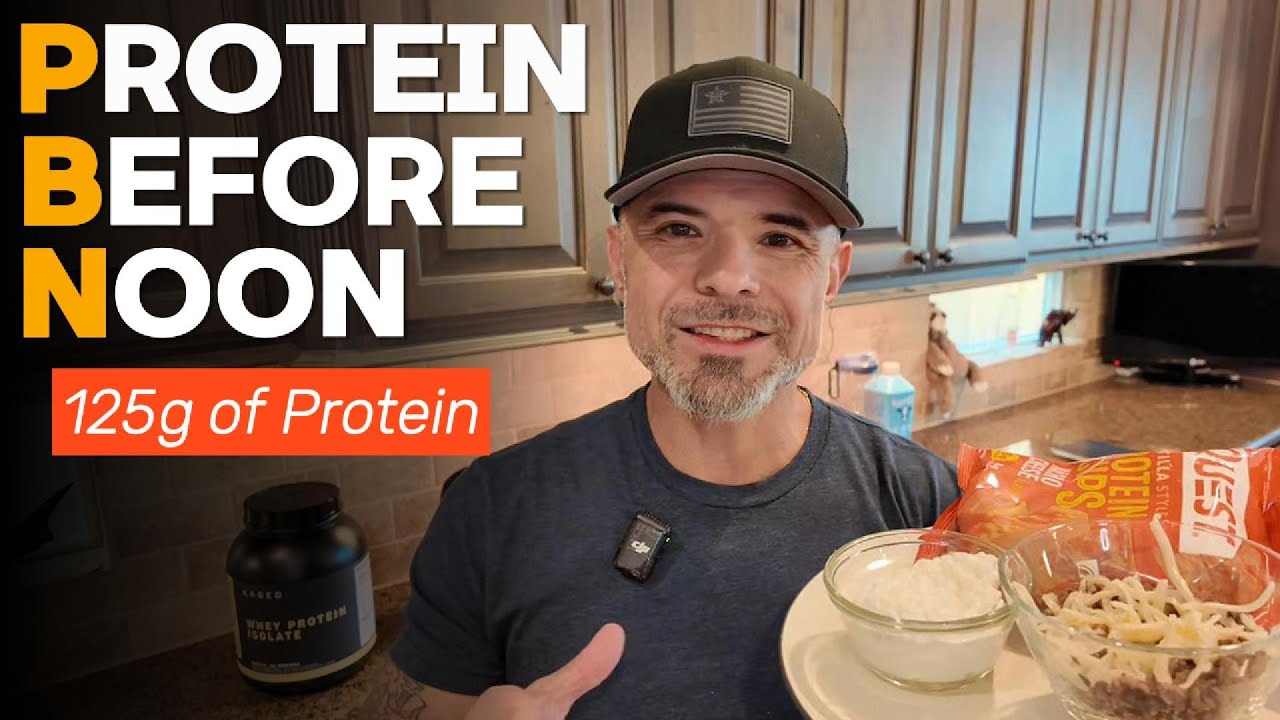 Самый простой способ съесть 125 г белка перед обедом!