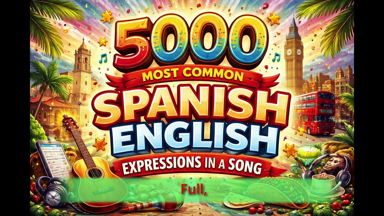 5000 Spanish Expressions and Words | In a Song Perfect for Memorization