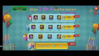 #LordsMobile Inicio de sesión | comprando packs ......k1117