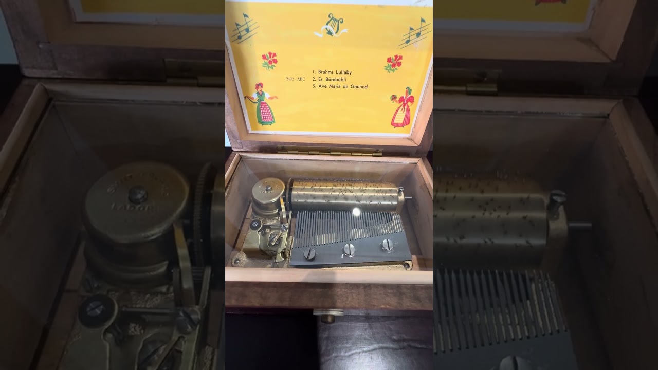 Lador オルゴール ブラームスの子守歌 農家の少年 グノーのアベマリア Lador music box ブラームスの子守歌 農家の少年 アベマリア