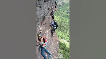 Terrifying Rockslide Mid-Climb🚨