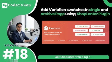 #18 How to add variation swatches using shoplentor plugin | woocommerce advance tutorial series