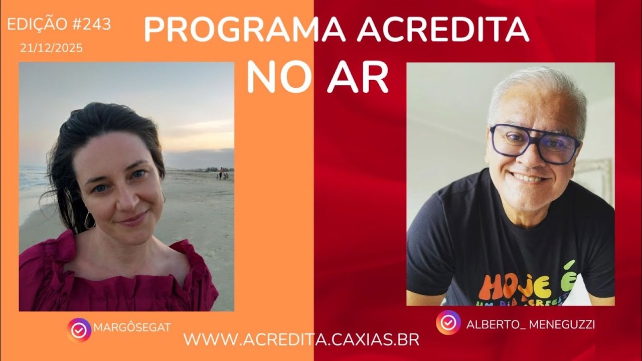 ACREDITA #243 | AO VIVO | 21/12/2025