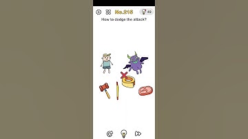 Brain out 🧠/ Level- 215 /( How to dodge the attack)// Like 🔥 and subscribe 💯😈