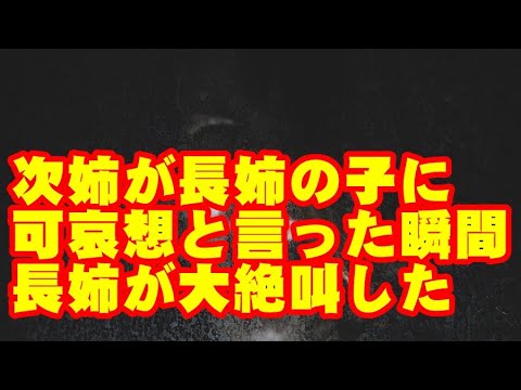 次姉が「子供が可哀想」と言った瞬間、長姉が大絶叫した