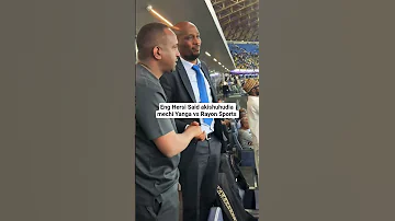 Eng Hersi Said Akishuhudia Mechi Yanga Vs Rayon Sports 
