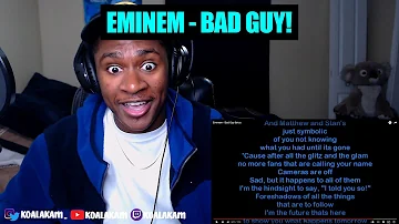 this was STAN's LITTLE BROTHER! Eminem - Bad Guy (REACTION!)