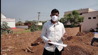 30 X 45 North Face Centre Line Markout With Plan