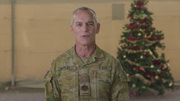 Christmas message from Command Warrant Officer Joint Task Force 633 Matthew Hurley