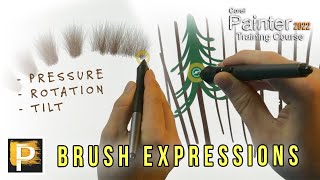 How to Use Brush Expressions - Corel Painter 2022 Tutorial