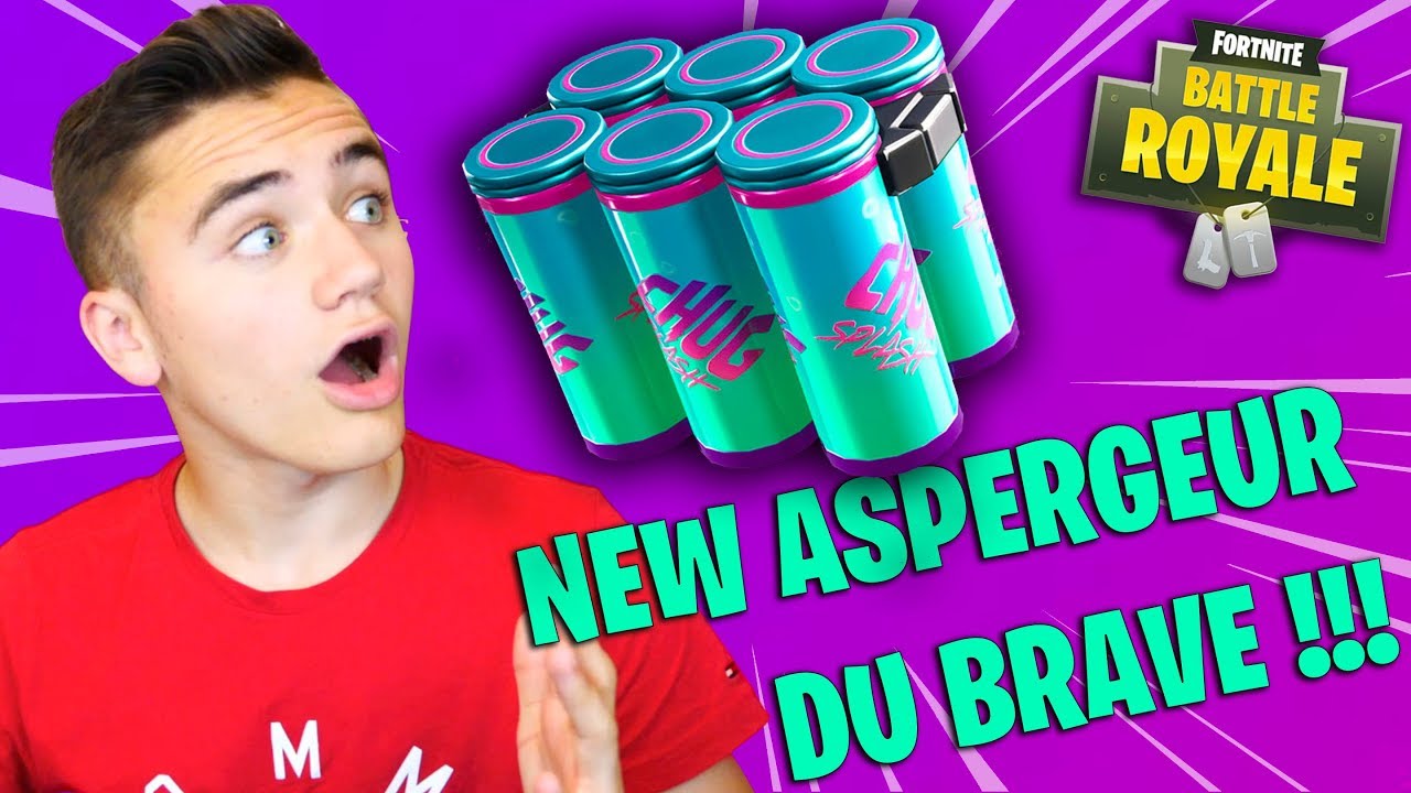 JE TESTE LE NEW ASPERGEUR DU BRAVE ! - FORTNITE BATTLE ROYALE - Néo The One