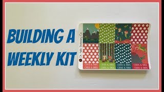 HOW TO BUILD A PLANNER SPREAD WITH YOUR STICKER STASH | Creating My Own Weekly Kits
