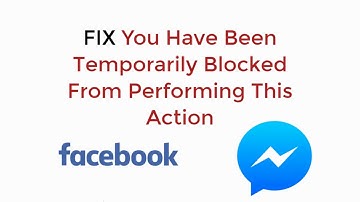 FIX Facebook Error You Have Been Temporarily Blocked From Performing This Action UPDATED