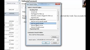 Outlook 2010 Search Folders