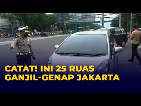 Ingat! Ini 25 Ruas Ganjil-Genap di Jakarta Termasuk Belasan Titik Baru