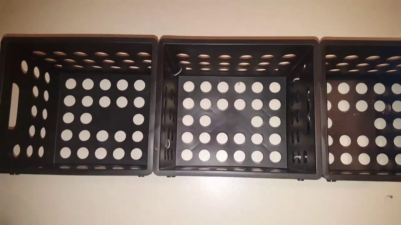 Dollar Tree/Walmart Three Crate Shelf YouTube