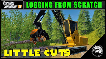 Processing The Huge Piles! - Logging From Scratch 127 - Farming Simulator 2019 - FDR Logging