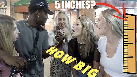 Hot College Girls on Does Size MATTER! HOW BIG?👀 PART 2 | BaffourHD | is 5 inches enough!