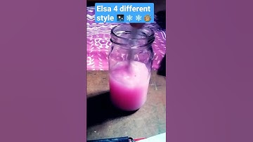 I tried to draw Elsa in 4 different style😳✨Anime✨ *pretty*| Julia gisella #art #elsa #shorts #julia