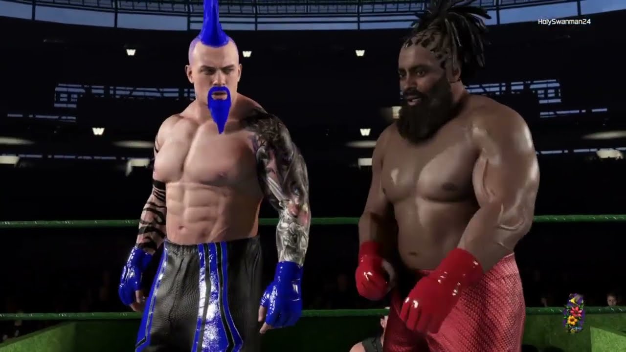 WWE2K25 Custom Universe: Enter The M.A.W. S1E13 The Grove Match 1: 4 Team M.A.W. Tag Title Twister