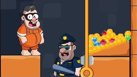Prison Pin Rescue Level Solution Pull Him Out - Pull The Pin Gameplay