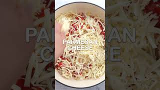 Pink Sauce Chicken Pasta Bake - Six Sisters Stuff #simplerecipes #pasta #pinksauce #sixsistersstuff