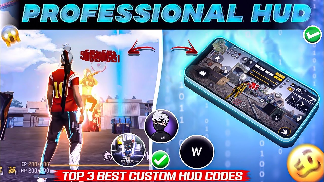 Use These 2 Finger Headshot Hud 2025 🤯💀 | Best 2 Finger Custom Hud Code ...