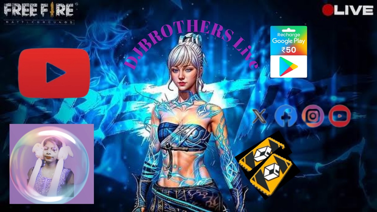 🔴DJBROTHERS FF LIVE👻GARENA FREE FIRE💎team code 🔴Free Fire LIVE!#freefire #shortslive #girlgamer