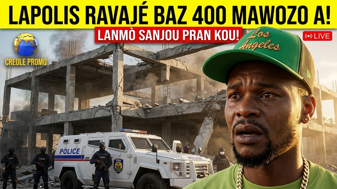 Chèf Gang Lanmò Sanjou/ Bwa Kiyè Ki Papè Vwapè a Pran Kou Lapolis Frapé Baz 400 Mawozo a Ak Raj!