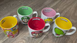 Super Nintendo World Mug Set - Mario, Luigi, Peach, Yoshi, and more!