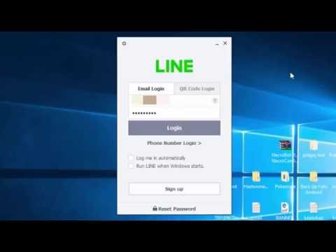 Cara Login Line di PC | Komputer | Laptop