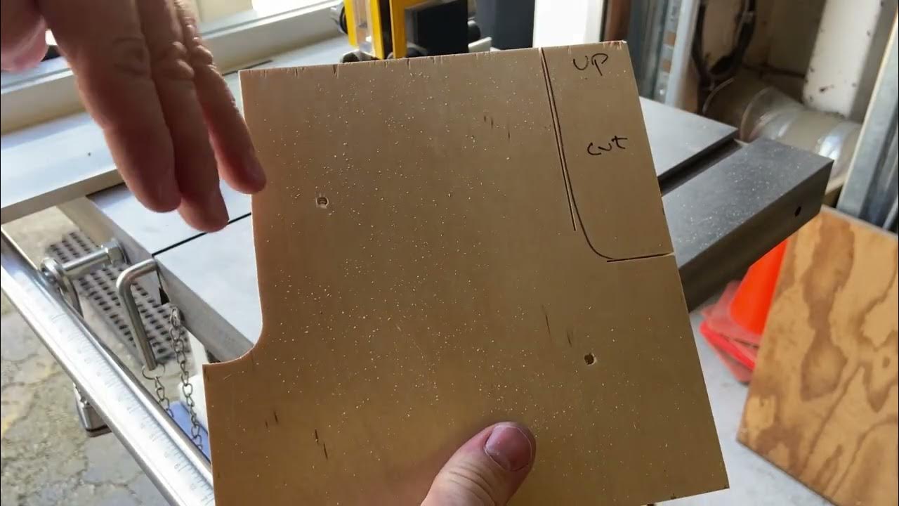 Bandsaw curve making trick bandsaw curve cuttingskills YouTube