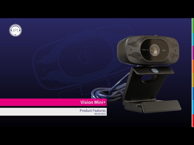 JPL Vision Mini+ Webcam  Plug & Play HD USB Webcam