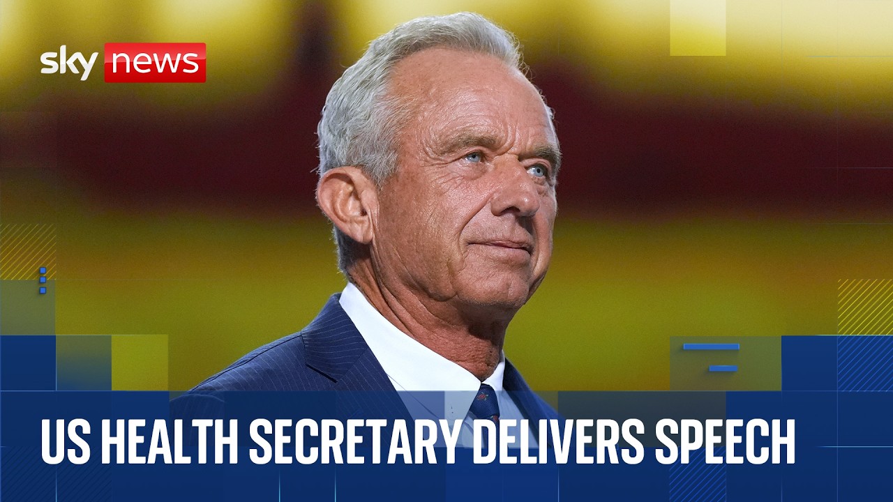 Robert F Kennedy Jr addresses health conference