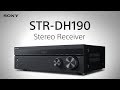 Sony STR-DH190 Stereo Receiver