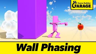 How to Phase/Dash Through Walls in Game Builder Garage